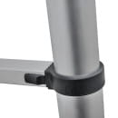 Лестница телескопическая алюминиевая 1х13 перекладин, односекционная 3,8м Новая Высота 2211113ТЛ (2211113ТЛ) 