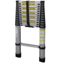 Лестница телескопическая алюминиевая 1х13 перекладин, односекционная 3,8м Новая Высота 2211113ТЛ (2211113ТЛ) 