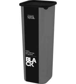 Банка для сыпучих продуктов Sugar&Spice Black квадратная 1,9л, с гибкой крышкой SE168610621