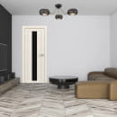 Дверь межкомнатная "Амати  05(ч)", эшвайт, 800х2000