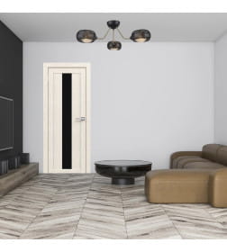 Дверь межкомнатная "Амати  05(ч)", эшвайт, 600х2000