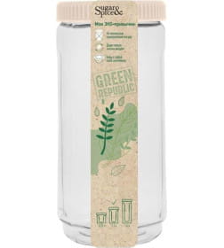 Банка для сыпучих продуктов Green Republic 1,1л лён SE2249GR