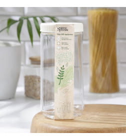 Банка для сыпучих продуктов Green Republic 1,1л лён SE2249GR