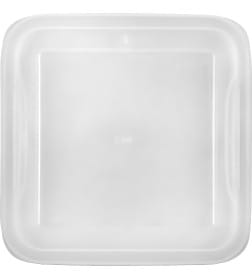 Контейнер для продуктов Plast Team HELSINKI с защёлками 0,5 л квадратный натуральный PT500910999