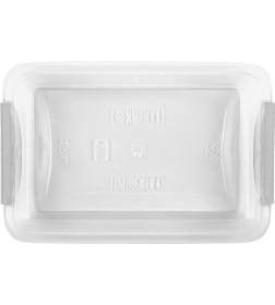 Контейнер для продуктов Plast Team HELSINKI с защёлками 1 л прямоугольный натуральный PT501210999