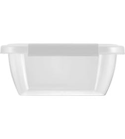 Контейнер для продуктов Plast Team HELSINKI с защёлками 0,7 л прямоугольный натуральный PT501110999