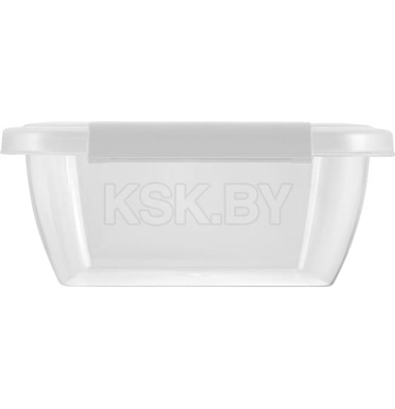 Контейнер для продуктов Plast Team HELSINKI с защёлками 0,7 л прямоугольный натуральный PT501110999 (PT501110999) 