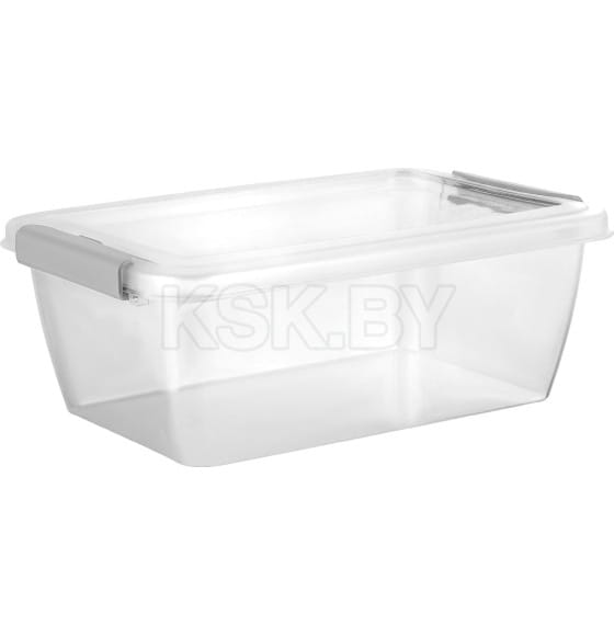 Контейнер для продуктов Plast Team HELSINKI с защёлками 1 л прямоугольный натуральный PT501210999 (PT501210999) 