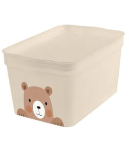 Ящик для хранения Keeplex Happy 2,3 л 21,1х14,1х11 см Bear LA512311001