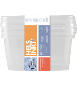 Набор контейнеров для заморозки Frozen 0,45л квадр. 115х115х85 мм 3шт нат. PT203912999