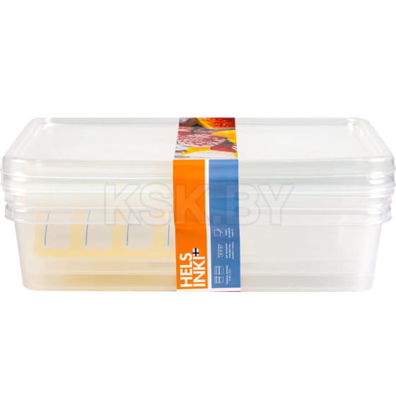 Набор контейнеров для заморозки Frozen 1,35л прямоуг. 204х140х105 мм 3шт нат. PT204412999 (PT204412999) 