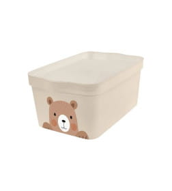 Ящик для хранения Keeplex Happy 7,5 л 32х21,1х14,1 см Bear LA512511001