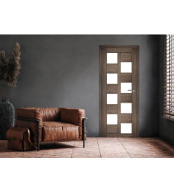 Дверь межкомнатная"Амати  13", дуб шале-корица, 900х2000