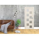 Дверь межкомнатная"Амати  13", эшвайт, 800х2000