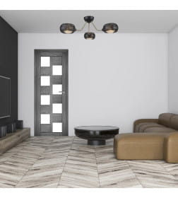 Дверь межкомнатная"Амати  13", дуб шале-графит, 700х2000