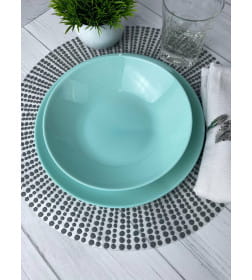 Столовый набор "Diwali Light Turquoise" (18пр.) Luminarc P2963