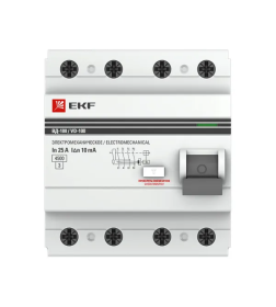 Устройство защитного отключения ВД-100 4P 16А 30мА тип АС эл-мех EKF PROxima