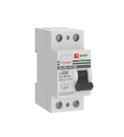 Устройство защитного отключения ВД-100 (S) 2P 63А 300мА тип АС эл-мех 6кА EKF PROxima