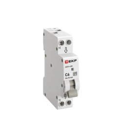 Выключатель автоматический дифференциального тока АВДТ-63M 1P+N (18мм) 6А 30мА характеристика С тип A электронный 6кА PROXIMA EKF