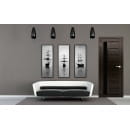 Дверь межкомнатная "Амати  04(ч)", Дуб венге, 400х2000