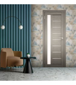 Дверь межкомнатная "Амати  04", дуб дымчатый, 800х2000