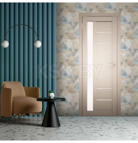 Дверь межкомнатная "Амати  04", дуб беленый, 600х2000