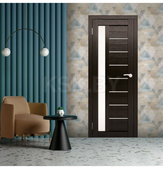 Дверь межкомнатная "Амати  04", Дуб венге, 600х2000