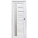 Дверь межкомнатная Амати 04, 800х2000, Экошпон,Сканди классик,стекло матовое