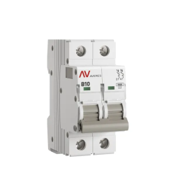 Выключатель автоматический AV-10 2P 10A (B) 10kA EKF AVERES