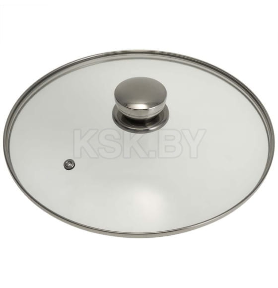 Крышка стеклянная с металлической ручкой (в сборе) д28 см Гардарика 4628-02 (4628-02) 