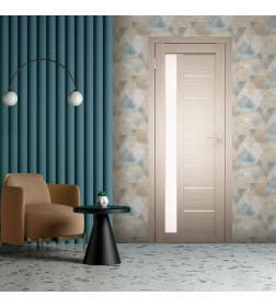 Дверь межкомнатная Амати 04, 800х2000, Экошпон, Беленый дуб, мателюкс матовое