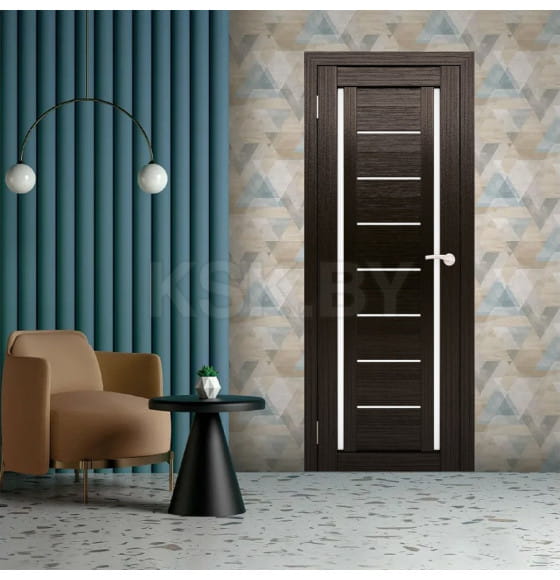 Дверь межкомнатная Амати 06, 800х2000, Экошпон,  Венге, мателюкс матовое