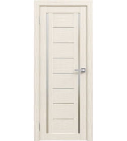 Дверь межкомнатная Амати 06,800х2000,Экошпон,Эшвайт,стекло матовое