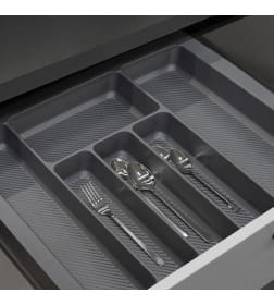 Лоток для столовых приборов 400 PIXEL 315х485мм,серый