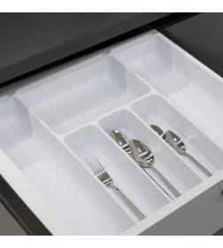 Лоток для столовых приборов 400 PIXEL 315х485мм,белый