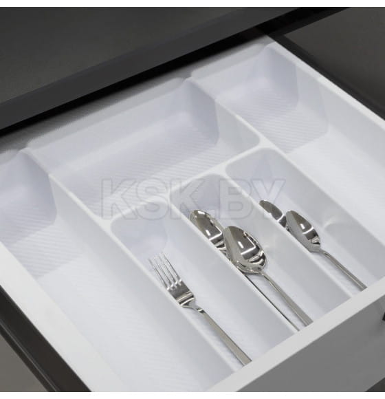 Лоток для столовых приборов 500 PIXEL 435х485мм,белый (117216) 