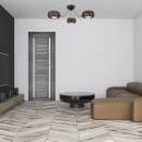 Дверь межкомнатная Амати 06,800х2000,Экошпон,Дуб шале-графит,стекло матовое