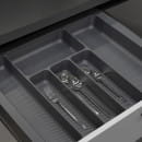 Лоток для столовых приборов 600 PIXEL 540х485мм,графит (117240) 