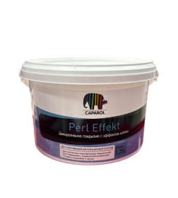 Состав водно-дисперсионный акриловый декоративный Caparol Perl Effekt, 1,25 л/1,29 кг