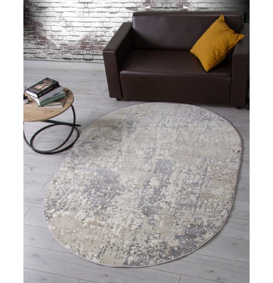 Ковер Merinos ATLANTIS D733, 1,6*2,2, OVAL, CREAM