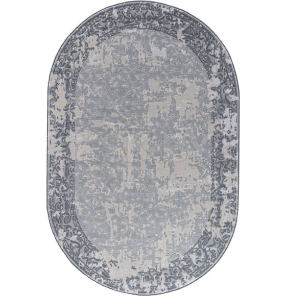 Ковер Merinos CUBA F268, 1,5*2,3, OVAL, BLUE