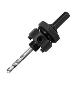 Переxодник HEX 9,5 мм (3/8'') c центр.сверлом для коронок д.32-210 мм GRAFF в блистере 26332210