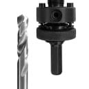 Переxодник HEX 9,5 мм (3/8'') c центр.сверлом для коронок д.32-210 мм GRAFF в блистере 26332210 (26332210) 