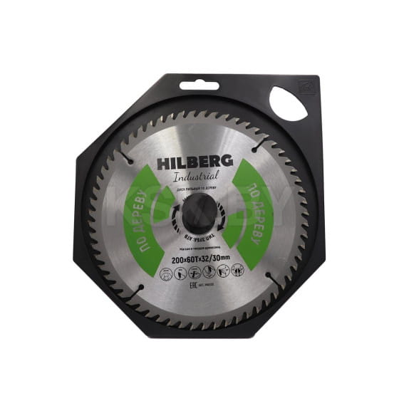 Диск пильный по дереву 200х60Тх32/30 mm Hilberg Industrial HW205 (HW205) 