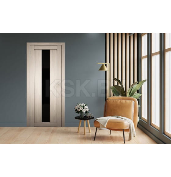 Дверь межкомнатная "Амати  05(ч)", дуб беленый, 400х2000 