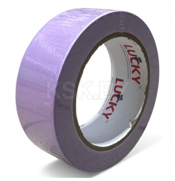 Лента малярная, сверхтонкая на рисовой бумаге LUCKY для деликатных поверхностей 38 мм х 50 м (493338L) 