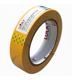 Лента малярная, сверхтонкая на рисовой бумаге LUCKY для ровных линий 25мм х 50м