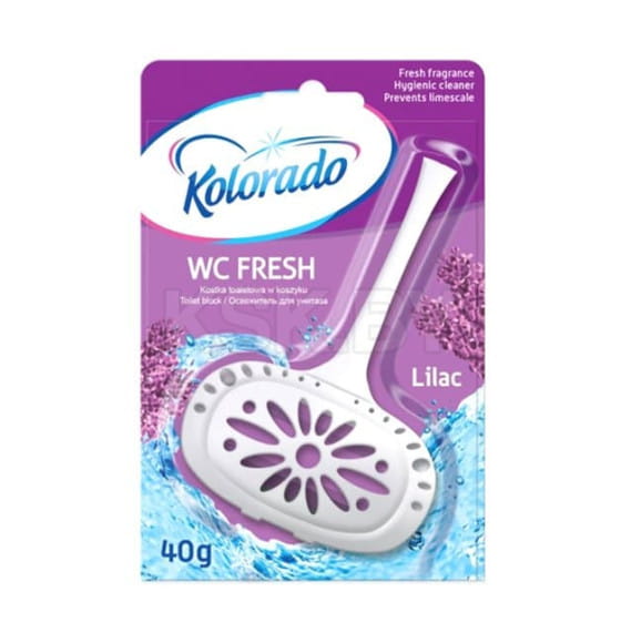 KOLORADO Блок туалетный WC Fresh Lilac (Сирень), 40 г (5902506003354) 