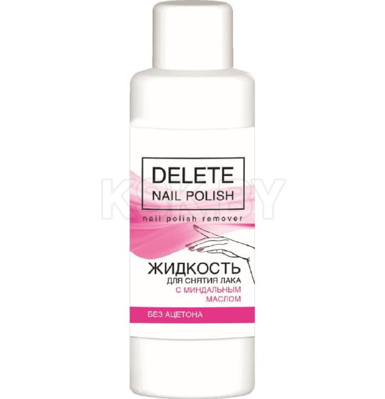 Жидкость для снятия лака DELETE с миндальным маслом 100мл (4812941005367) 