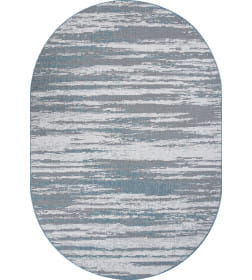 Ковер Merinos KAIR S143, 1,2*1,7, OVAL, BLUE